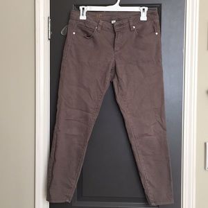 Lauren Conrad Olive Cropped Jeans